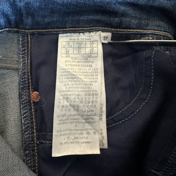 Guess Sexy Curve Skinny Jeans Womens Size 27 Medium Blue Denim Mid Rise - Picture 8 of 9